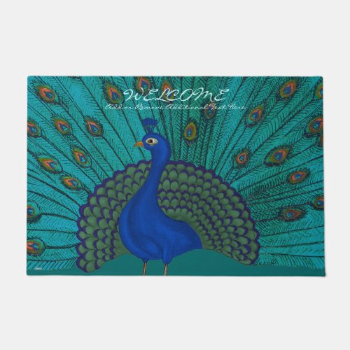 The Peacock Doormat