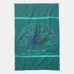 The Peacock Kitchen Towel at Zazzle
