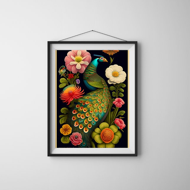 The Peacock | Modern Haeckel Poster (Creator Uploaded)