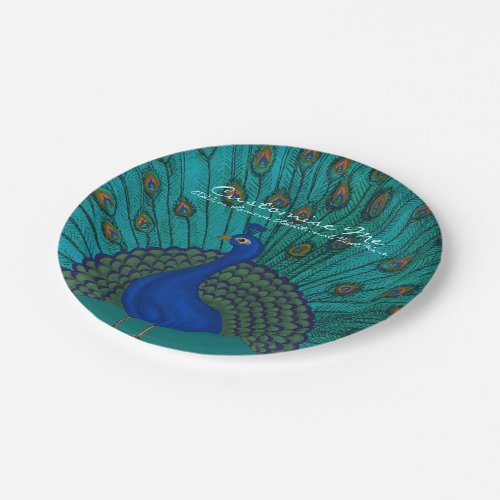 The Peacock Paper Plates