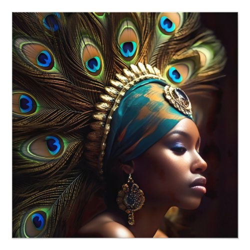 The Peacock Queen Photo Print