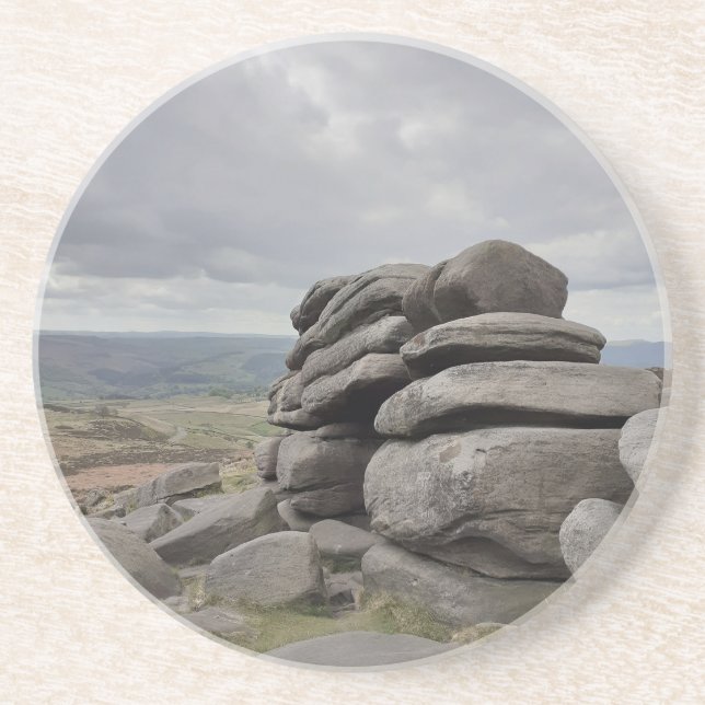 The Peak District, Sheffield. Blank Coaster (Front)