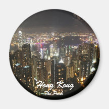 The Peak, Hong Kong Night Scenery Magnet