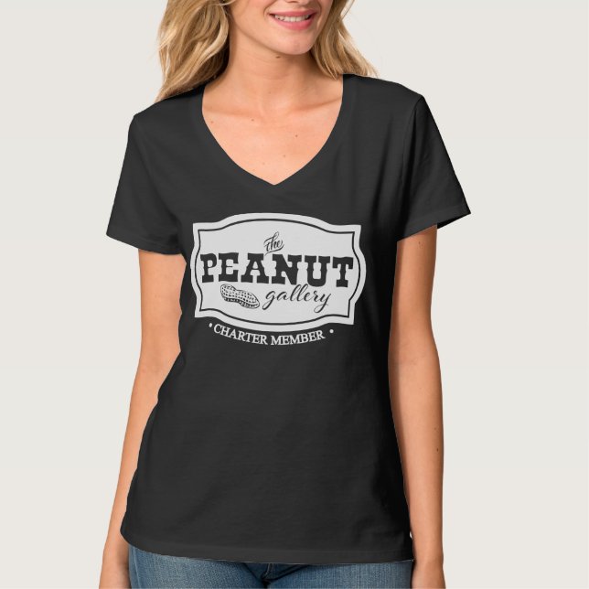 The Peanut Gallery, Charter Member, Cute T-Shirt (Front)