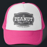 The Peanut Gallery, Charter Member, Trucker Hat<br><div class="desc">My friend and I continuously get in trouble at my son's martial arts class for laughing too hard. We have nicknamed ourselves The Peanut Gallery, so I created this design to poke fun at ourselves and make the instructor laugh with us.</div>