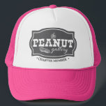 The Peanut Gallery, Charter Member, Trucker Hat<br><div class="desc">My friend and I continuously get in trouble at my son's martial arts class for laughing too hard. We have nicknamed ourselves The Peanut Gallery, so I created this design to poke fun at ourselves and make the instructor laugh with us.</div>