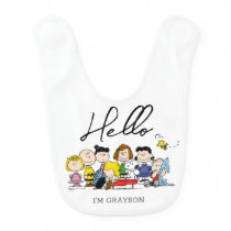 The Peanuts Gang | Baby Shower | Add Your Name Bib