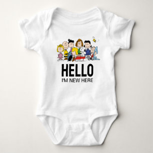 The Peanuts Gang   Baby Shower  'm New Here Baby Bodysuit