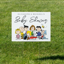 The Peanuts Gang | Baby Shower Sign