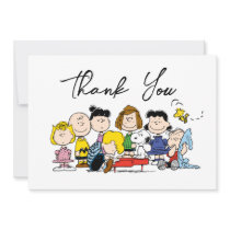 The Peanuts Gang | Baby Shower Thank You Card