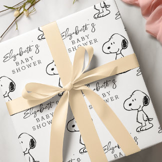 The Peanuts Gang | Baby Shower Wrapping Paper