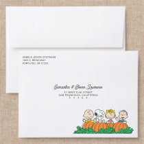 The Peanuts Gang Harvest  Addressed Envelopes