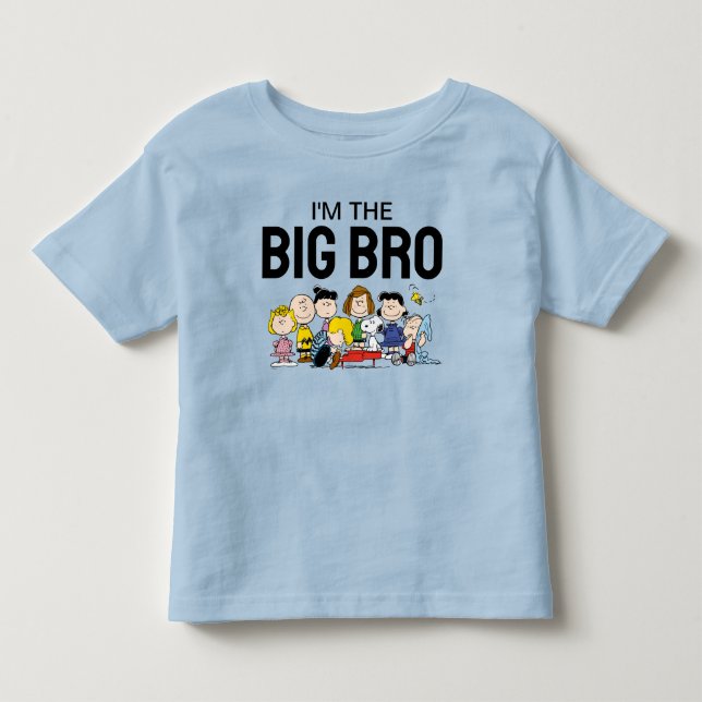 The Peanuts Gang | I'm The Big Brother Toddler T-shirt (Front)