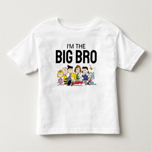 The Peanuts Gang  Im The Big Brother Toddler T_shirt