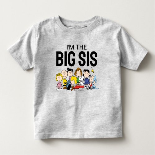 The Peanuts Gang  Im The Big Sister Toddler T_shirt