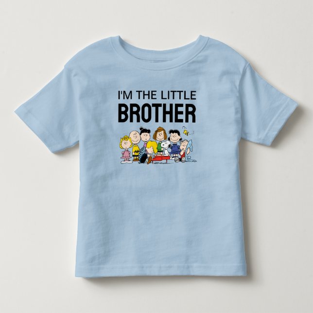 The Peanuts Gang | I'm The Little Brother Toddler T-shirt (Front)