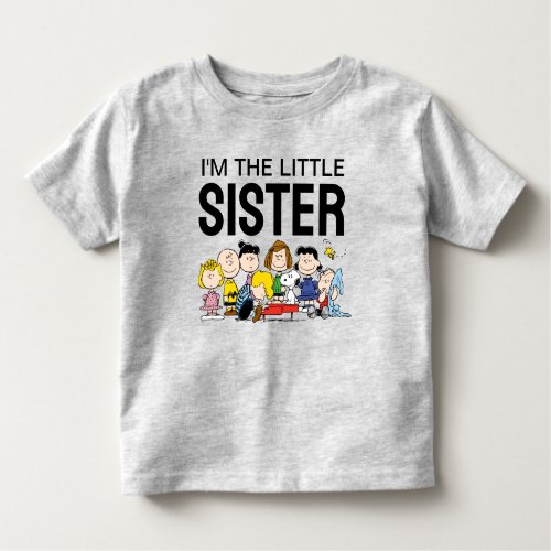 The Peanuts Gang  Im The Little Sister Toddler T_shirt