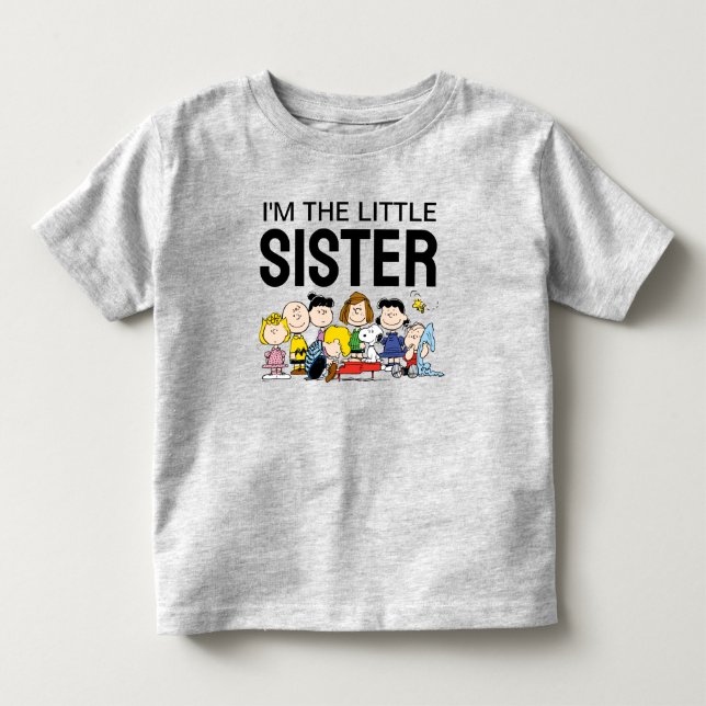 The Peanuts Gang | I'm The Little Sister Toddler T-shirt (Front)