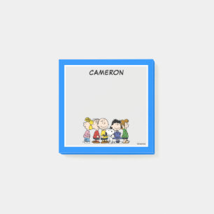 The Peanuts Gang Together#F5926C Post-it Notes