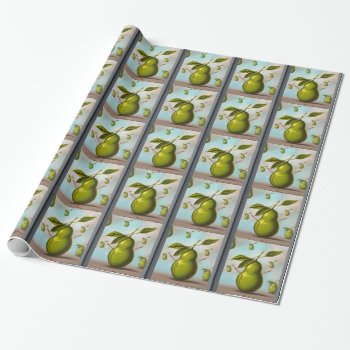 The Pear Wrapping Paper by Ppeppermint at Zazzle