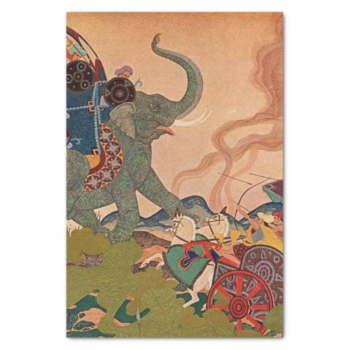 The Pearl Warrior by Edmund Dulac Tissue Paper