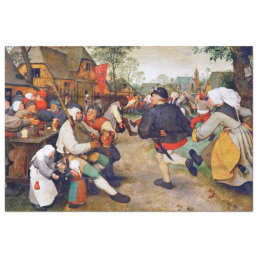 The Peasant Dance, Pieter Bruegel Tissue Paper
