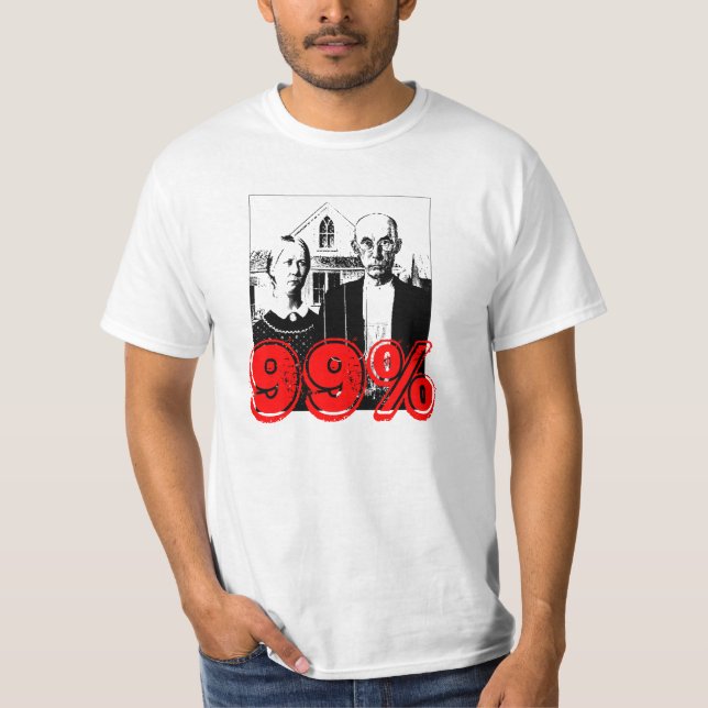 The Peasants Are Revolting 99% T Shirt (Front)
