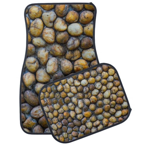 The pebble stone floors background texturesabstra car floor mat