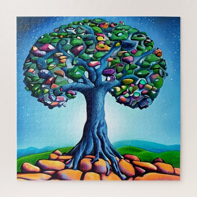 The Pebble Tree Jigsaw Puzzle (Vertical)