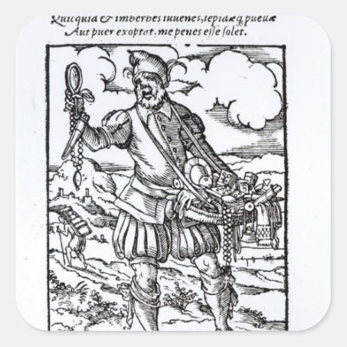 The Pedlar published by Hartman Schopper Square Sticker