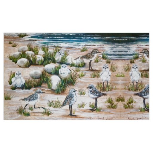 The Peeps Beach Nest Fabric