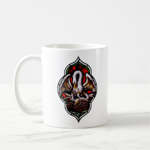 The Pelican in Her Piety Eucharistic Symbol Coffee Mug