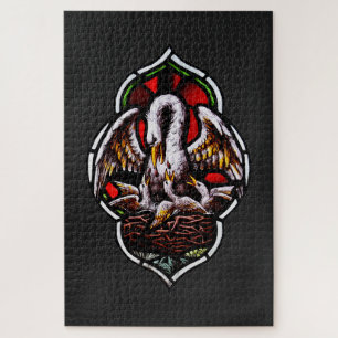 The Pelican in Her Piety Eucharistic Symbol Jigsaw Puzzle