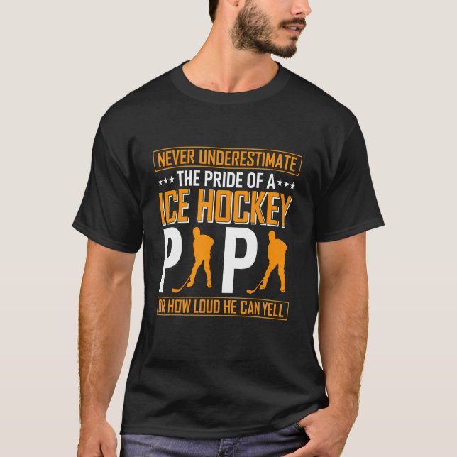 The Penalty Box Winter Sport  Hockey Player 12 T-Shirt (Front)