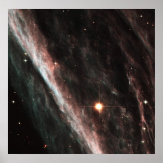 The Pencil Nebula: Remnants of an Exploded Star (N Poster