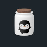 the penguin candy jar<br><div class="desc">cute little penguin friend</div>