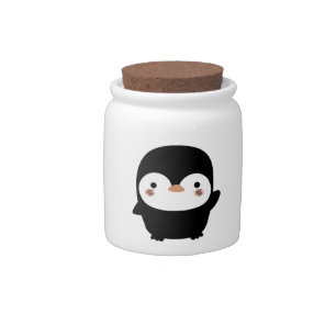 the penguin candy jar