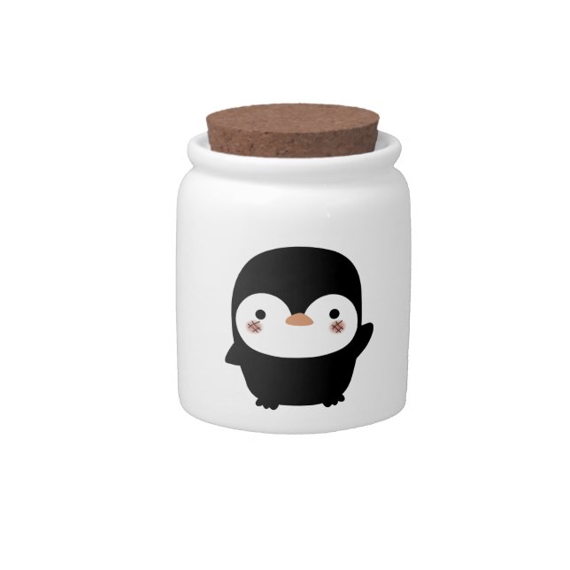the penguin candy jar (Front)