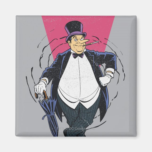 The Penguin - Distressed Graphic Magnet (Front)