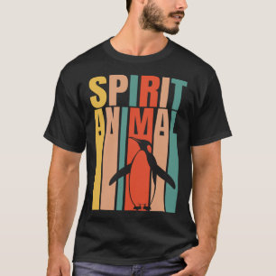 The Penguin Is My Spirit Animal  Retro T-Shirt