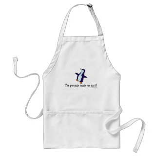 The Penguin Made Me Do it! Adult Apron