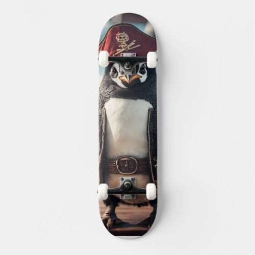 The Penguin Pirate Skateboard