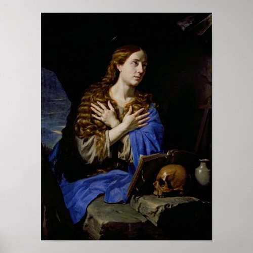 The Penitent Magdalene 1657 Poster