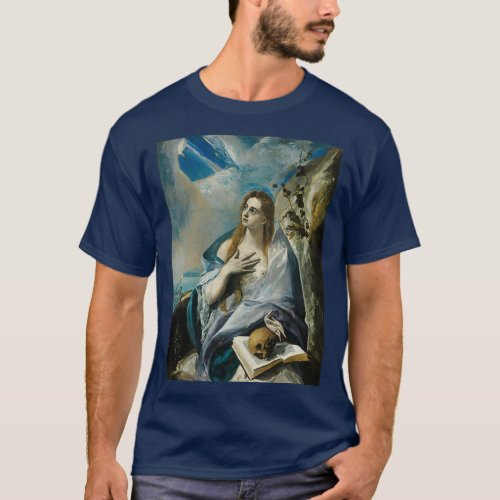 The Penitent Magdalene by El Greco T_Shirt