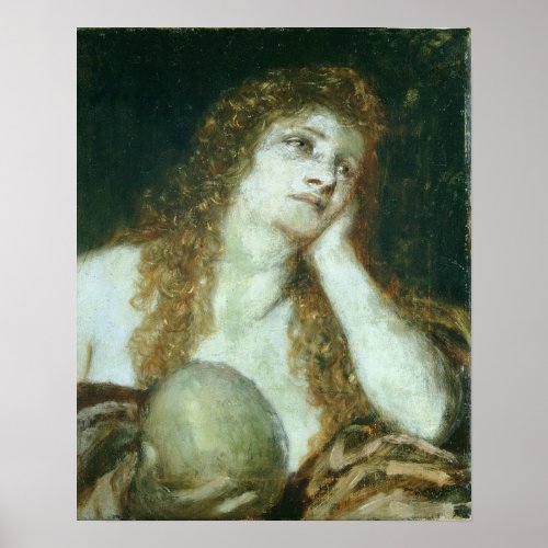The Penitent Mary Magdalene 1873 Poster