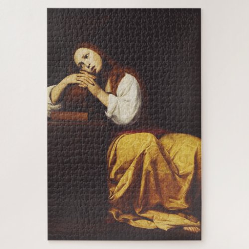 The Penitent Mary Magdalene by Giacomo Galli Jigsaw Puzzle