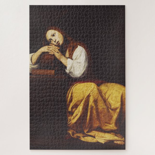 The Penitent Mary Magdalene by Giacomo Galli Jigsaw Puzzle (Vertical)