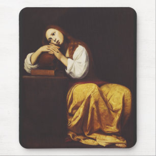 The Penitent Mary Magdalene by Giacomo Galli Mouse Pad