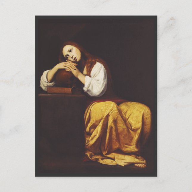 The Penitent Mary Magdalene by Giacomo Galli Postcard (Front)