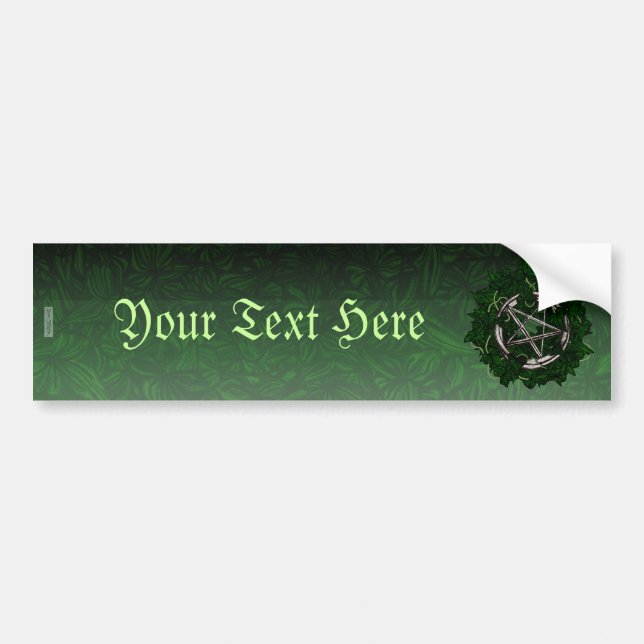 The Pentacle & The Ivy Bumper Sticker (Front)